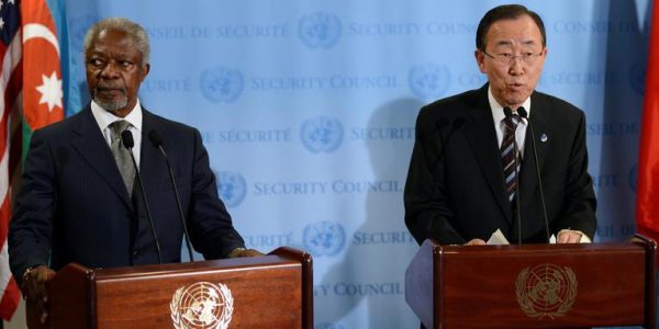 Ban und Annan fordern Taten für Syrien-Konflikt