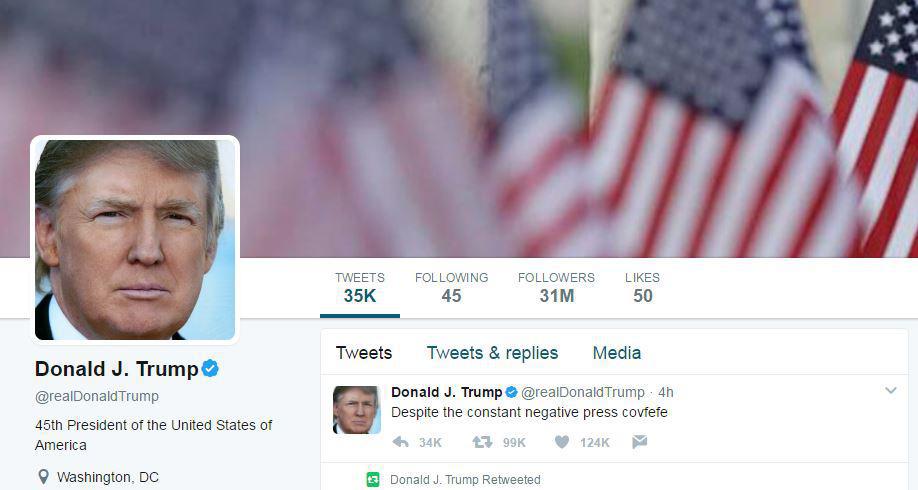 Trump-Tweet sorgt für Erheiterung im Netz