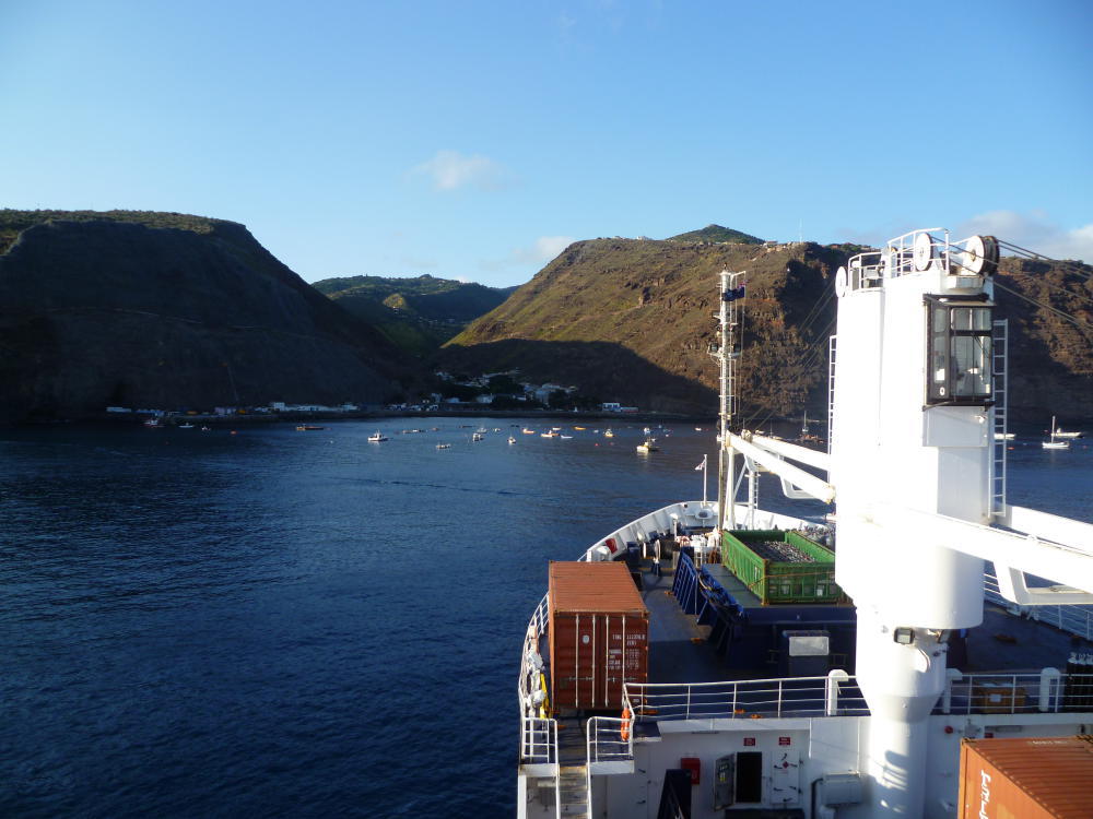 Atlantikinsel St. Helena behält Bootsverbindung