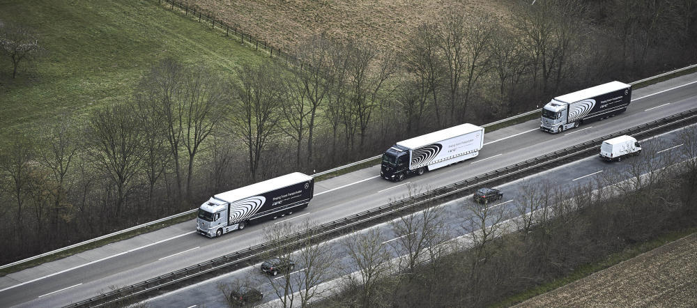 Autonom fahrende Trucks von Daimler