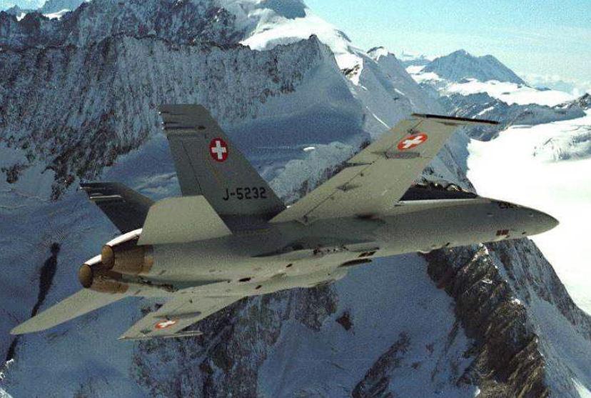 Schweizer Luftwaffe vermisst Kampfflugzeug