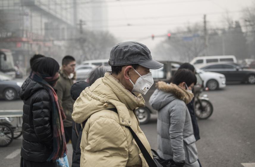 Peking in der Smog-Glocke