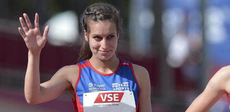 Charline Mathias mit neuem Landesrekord