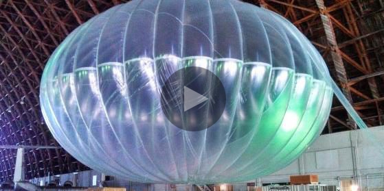Google-Ballons bringen Internet in die ganze Welt