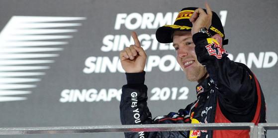 Vettel -Triumph in der Nacht von Singapur