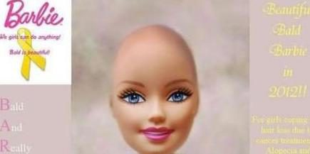 Barbie bekommt eine Glatze