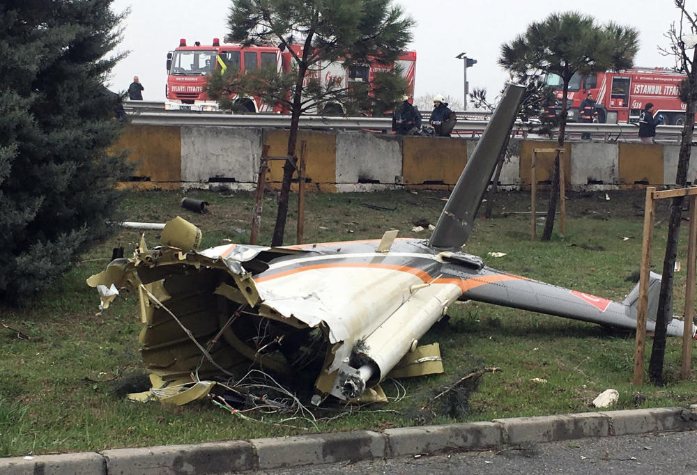 Tote nach Helikopter-Crash über Istanbul
