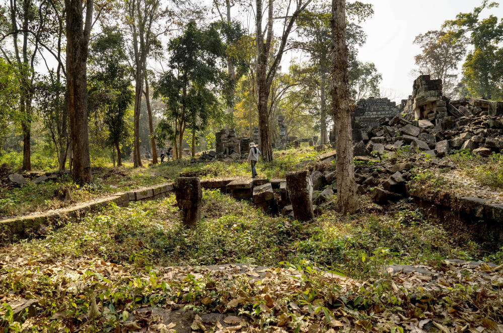 Riesige Siedlungen bei Angkor Wat