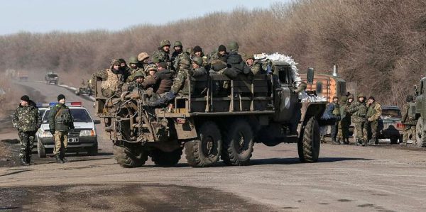 Ukrainische Truppen ziehen ab