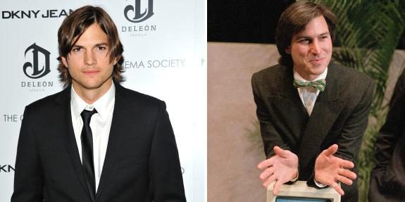 Ashton Kutcher und Steve Jobs