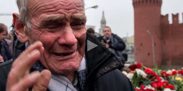 Moskau trauert um ermordeten Boris Nemzow