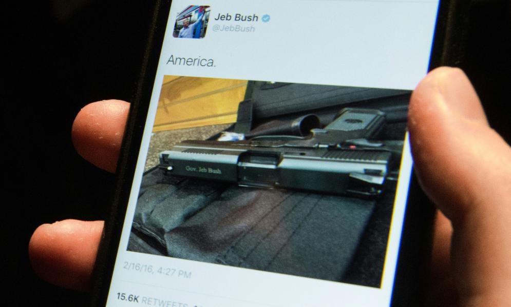 Jeb Bush sorgt mit Twitter-Mitteilung für Aufsehen