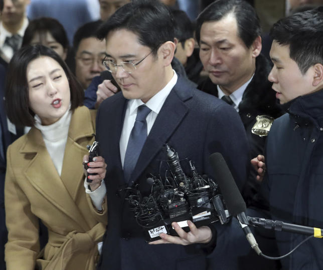 Samsung-Erbe in Haft