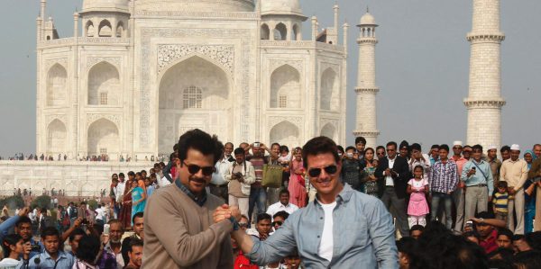 Tom Cruise besucht das Tadsch Mahal