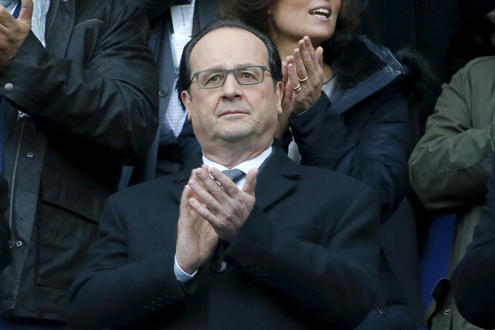 Hollande wieder im Stade de France
