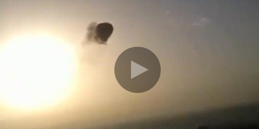 Ballonfahrer filmt Absturz in Luxor