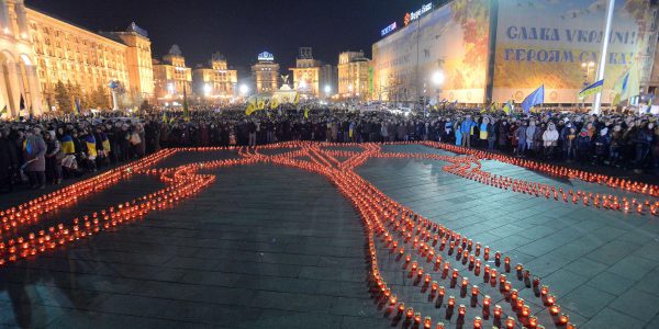 Gedenken an Opfer der Maidan-Proteste