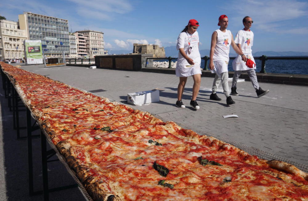 Die längste Pizza der Welt