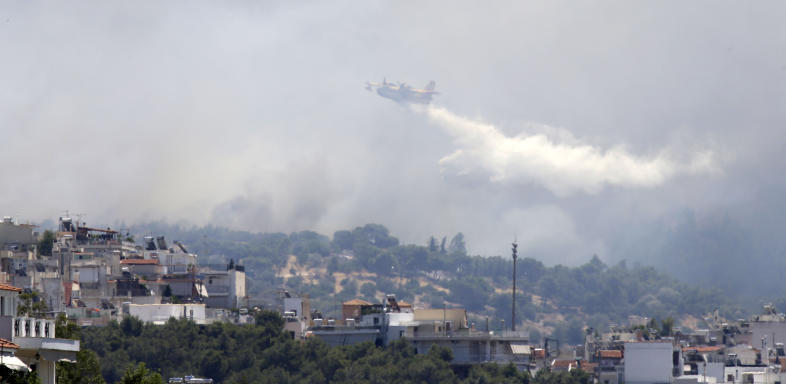 Heftige Brände in Griechenland