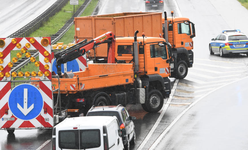 Autobahn Richtung Luxemburg gesperrt