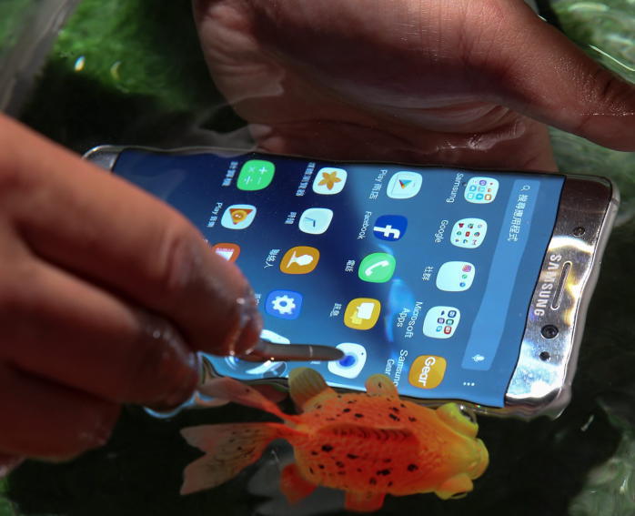 Wieder explodiert ein Samsung-Smartphone