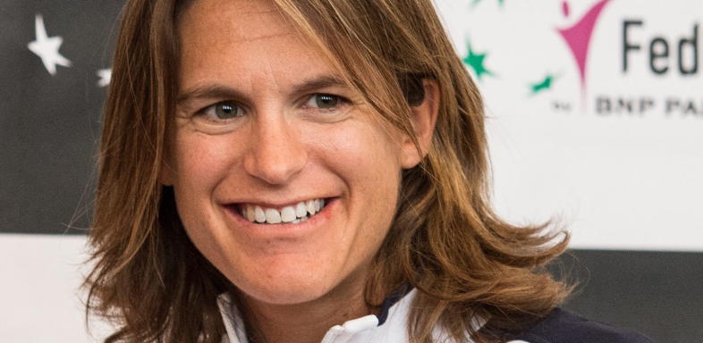 Ex-Tennisstar Amélie Mauresmo ist Mama