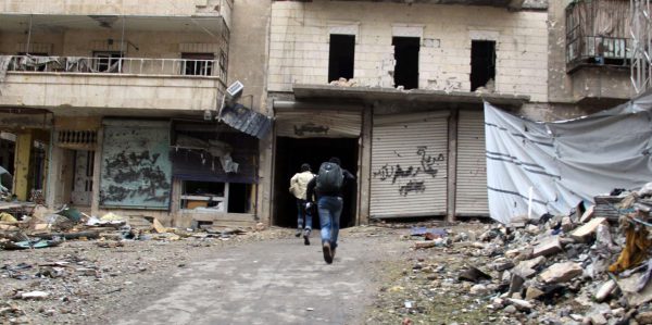 Hilfe für Zivilisten in Homs