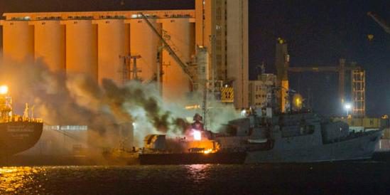 Nato versenkt Schiffe in Tripolis