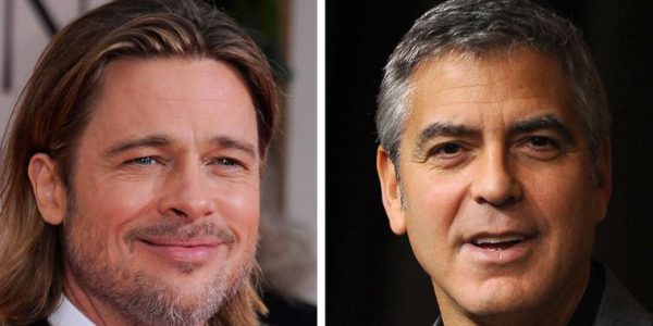 Pitt turtelt mit Clooney