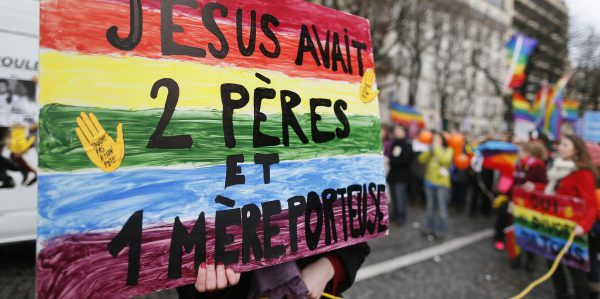 Großdemo für Homo-Ehe in Paris