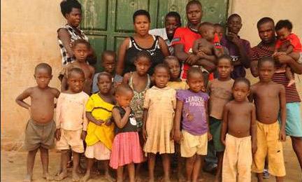 37 Jahre alte Uganderin mit 38 Kindern