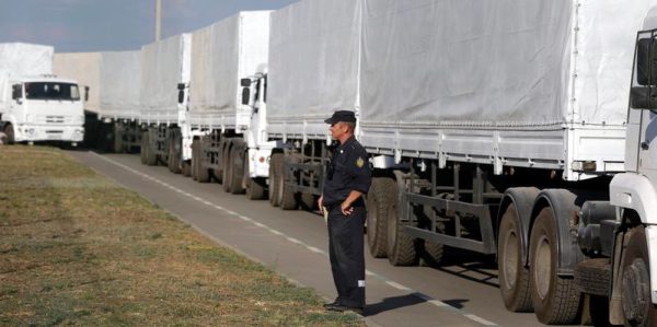 Russischer Hilfskonvoi in der Ostukraine