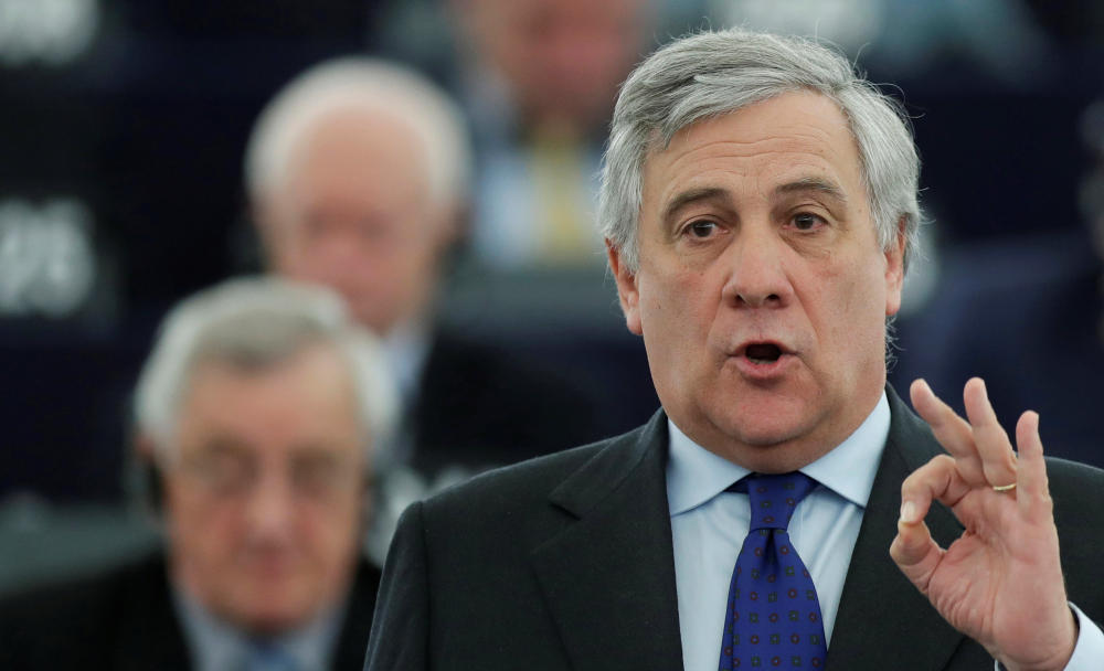 Tajani neuer Präsident des EU-Parlaments