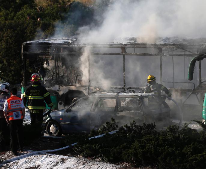 Zahlreiche Verletzte bei Anschlag auf Bus in Jerusalem