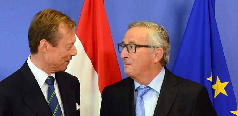Großherzog Henri besucht Juncker