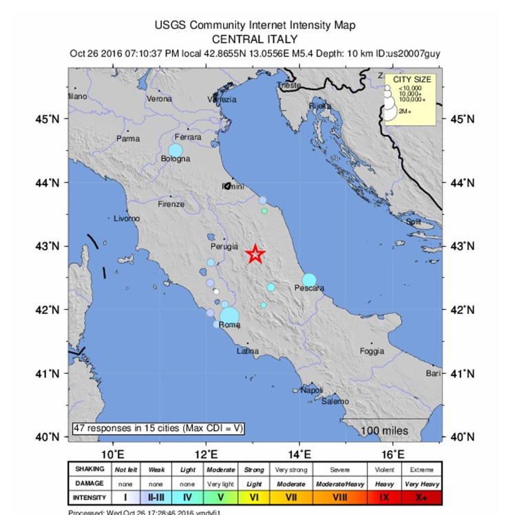 Schweres Erdbeben in Italien