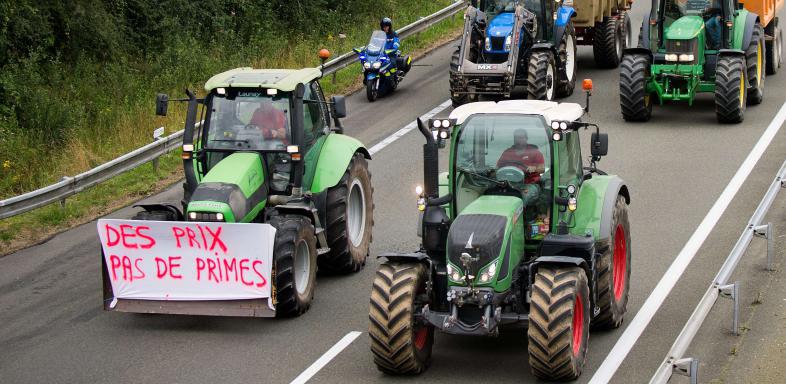 Bauernprotest trifft  jetzt auch Luxemburg