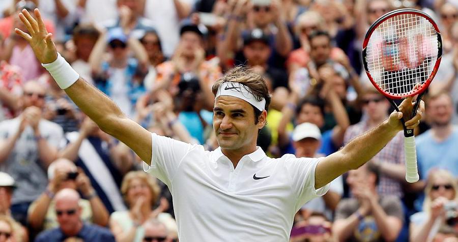 Federer mühelos ins Viertelfinale