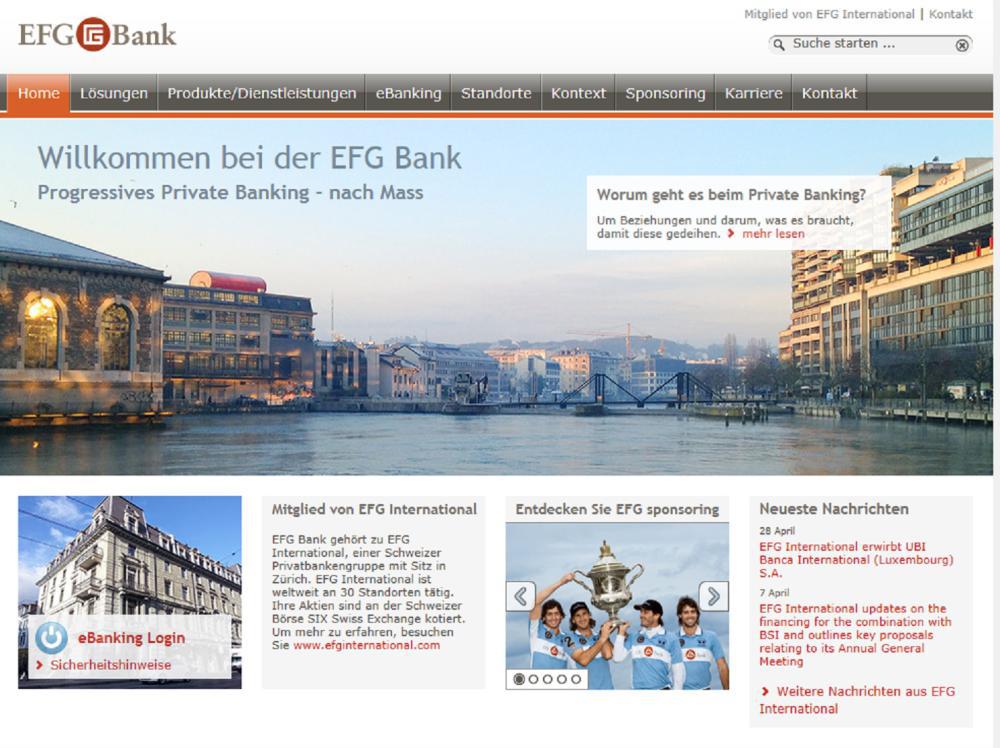 Schweizer Privatbank EFG verstärkt sich in Luxemburg