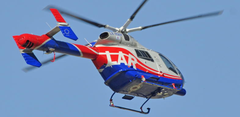 LAR- Helikopter: Einsatz über der Grenze