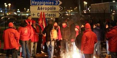 Streiks gegen Sparpolitik in Belgien