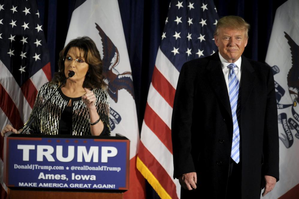 Palin unterstützt Trump