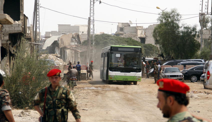 Syrische Armee rückt in Daraja ein – Evakuierung der Stadt beendet