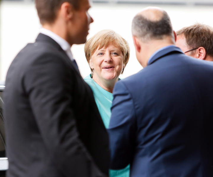 Angela Merkel in Luxemburg