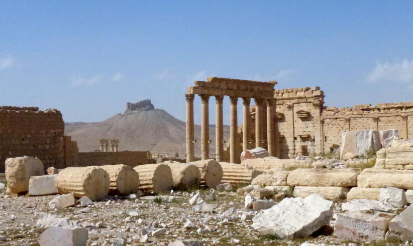 Ruinen von Palmyra in gutem Zustand