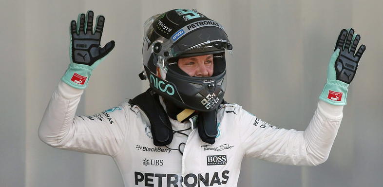 Rosberg vor Hamilton auf Pole Position