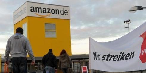 Amazon Beschäftigte streiken