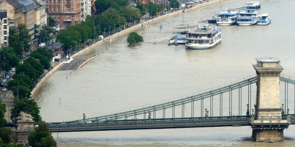 Rekord-Hochwasser in Budapest