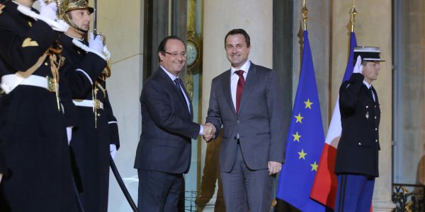 Bettel besucht Van Rompuy und Hollande