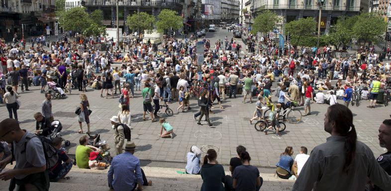 Brüssels Zentrum wird zur Fußgängerzone